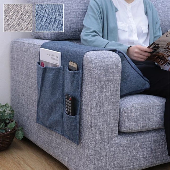 クッション ステイル 三角収納 GY 20X20 20×20×40cm 日用品 グレー ネイビー