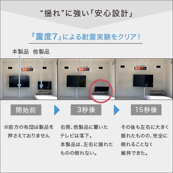 美しいフォルムの八角壁寄せテレビスタンド OCTA -オクタ-八角スタンド ス 幅49.5×奥行37cm スチール