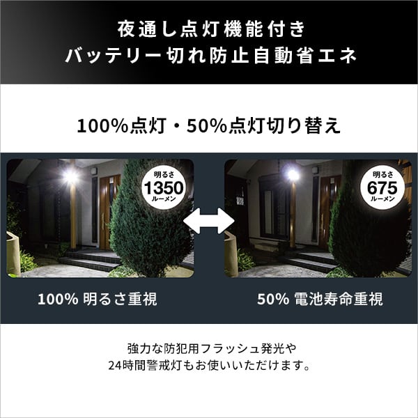 照明 5W×3灯 フリーアーム式LEDソーラーセンサーライト LEDセンサーライト 5W 3灯 防雨