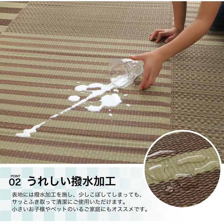 ラグ 撥水ラスタ 大判長方形 BL 190X300 190×300cm ラグマット カーペット 絨毯