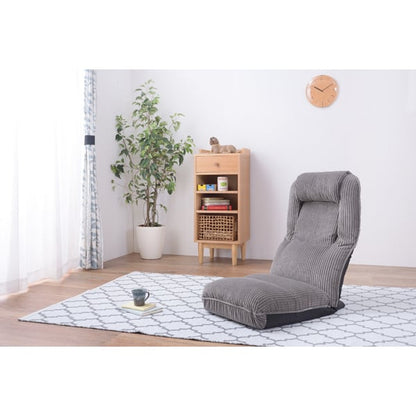 4WAYハイバックフロアチェア 幅47×奥行70×高さ18cm チェア ダイニングチェア 回転チェア