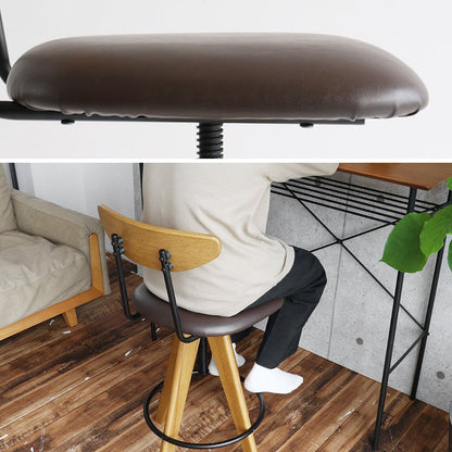 スツール Rasic Bar Stool オットマン 腰掛け 幅47×奥行43cm 天然木