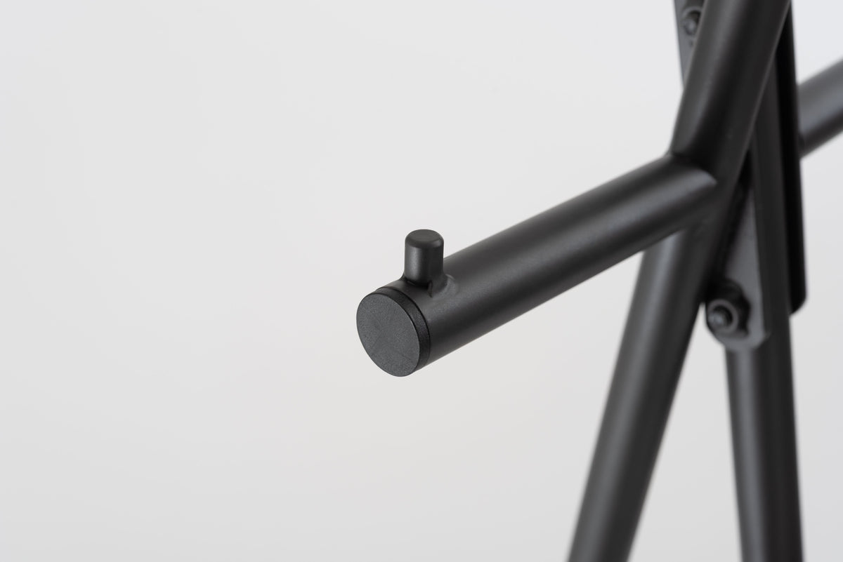 ストレージ ハンガー 幅70×奥行62×高さ168cm 衣類収納 スリム 薄型 ダークグレー スチール
