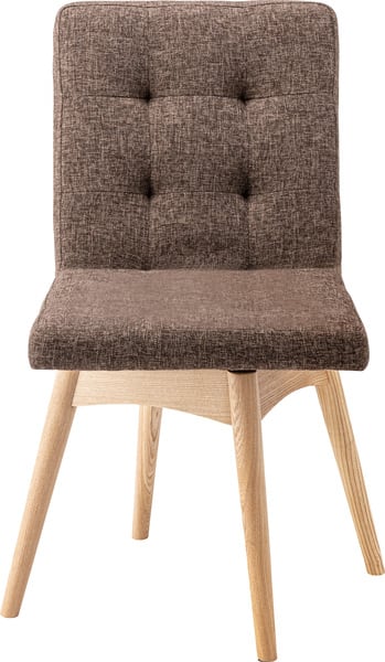 回転式ダイニングチェア 幅45×奥行56×高さ84cm ダイニング家具 北欧 ブラウン グレー 椅子