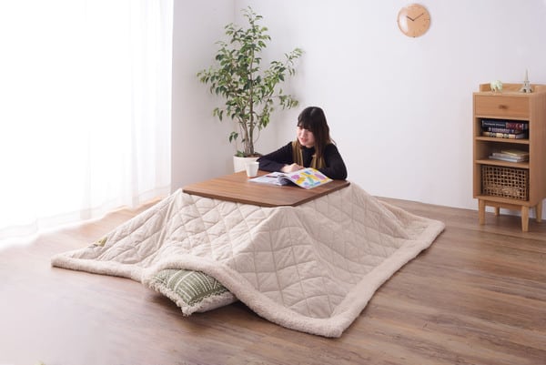 薄掛コタツ布団 正方形 ツイード こたつ こたつテーブル こたつセット コタツ 完成品 組立不要