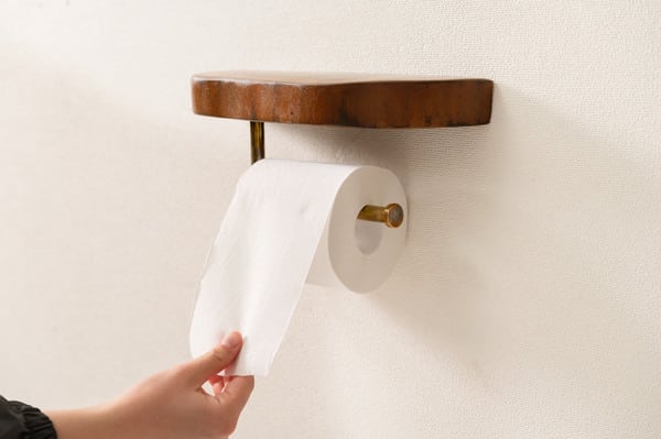 ストレージ ペーパーホルダー 幅30×奥行14×高さ15cm リビング収納 完成品 組立不要 北欧