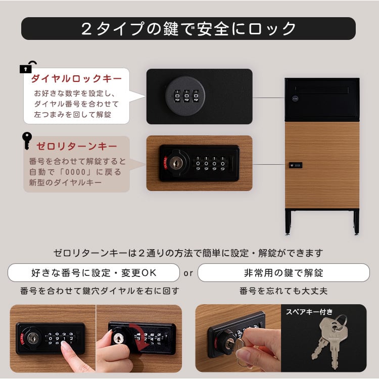 ラック 宅配ボックス ワイドロータイプ 2ボックス 玄関収納 シューズラック 下駄箱 靴箱