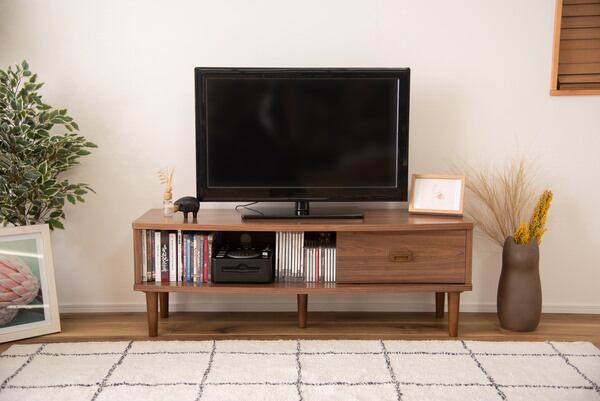 トムテ TVボードS 幅120×奥行40×高さ42cm テレビ台 ローボード AVボード