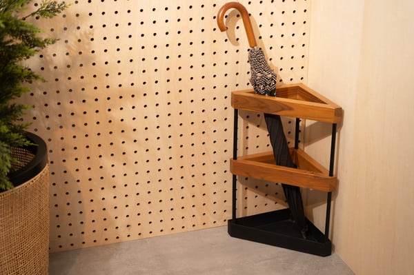 カサタテ 傘立て 幅20×奥行20×高さ40cm 玄関収納 完成品 組立不要 スリム 薄型 おしゃれ