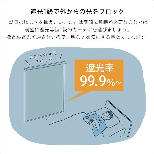 カーテン 壁空け不要!つっぱりロールスクリーン 幅90cm(遮光タイプ) スクリーン 間仕切り 工事