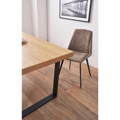 ダイニングチェア ラルジュ 幅47×奥行49×高さ86cm ダイニング家具 ダークグレー スチール
