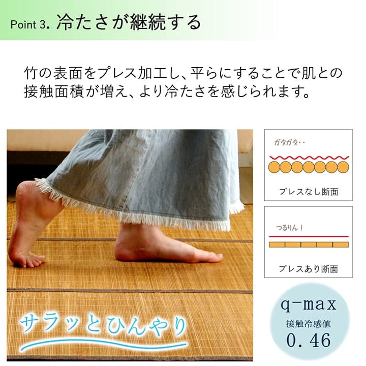 キッチンマット CXプレーン 二折 BR 120X180 120×180cm ラグマット カーペット