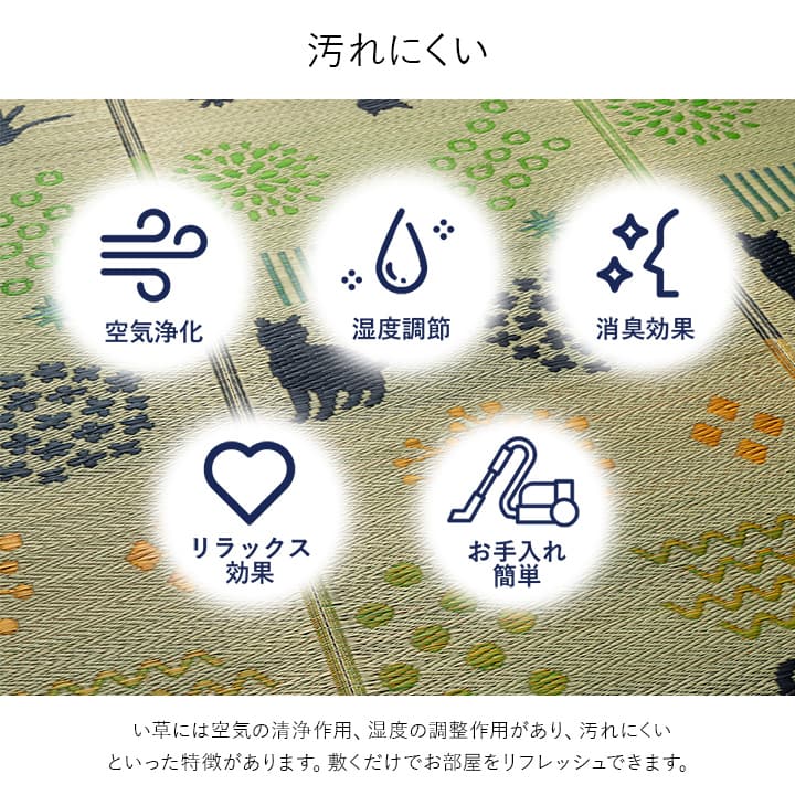 ラグ NSはなねこ 長方形 BK 180X240 180×240cm ラグマット カーペット 絨毯