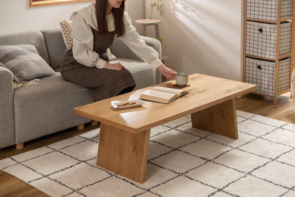 リビングテーブル 幅120×奥行55×高さ38cm テーブル ローテーブル センターテーブル 日本製