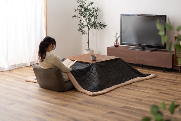 薄掛コタツ布団 正方形 こたつ こたつテーブル こたつセット コタツ 完成品 組立不要 グレー 布団