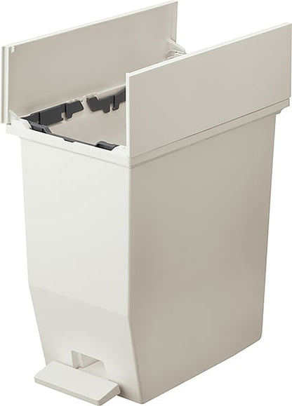 ダストボックス SOLOW ペダルオープンツイン20L 幅22×奥行36×高さ38cm 抗菌 キャスター付き
