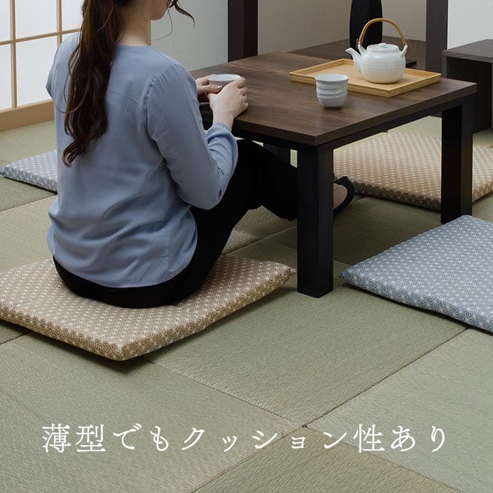 錦 5P (固綿)座布団 BE 55X59 55×59cm 日用品 座布団 布団 固綿