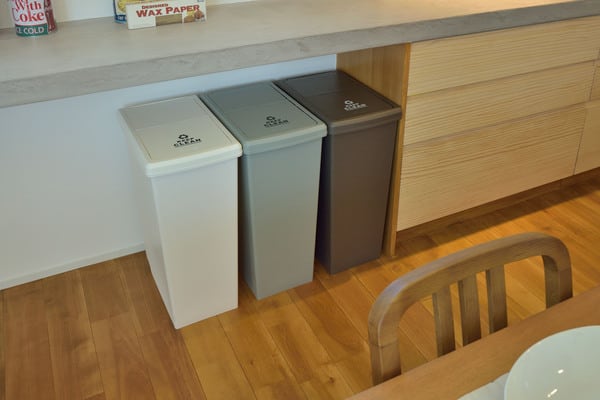ダストボックス スライドペール45L 幅27×奥行42×高さ60.5cm 日用品 キャスター付き