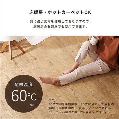 ラグ はめこみ式フロアタイル 72枚セット フロアタイル72枚 9畳 床暖房対応 防水 抗菌 木目