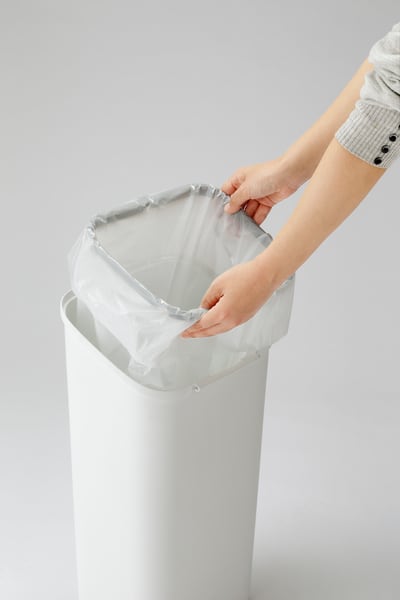 スムース ダストボックス 幅30.4×奥行22.8×高さ53.8cm 日用品 完成品 組立不要