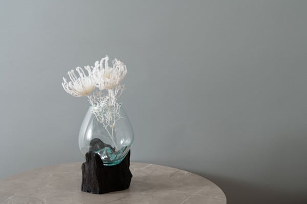 アート グラスオブジェ 日用品 完成品 組立不要 ガラスオブジェ オブジェ ガラス モダン 流木