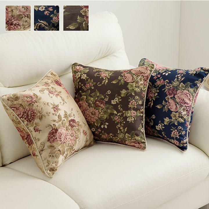 クッション オリビア セアテ BE 43X43 43×43cm 日用品 クッション・座布団