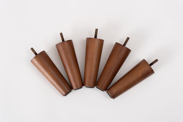 ソファ脚(5本セット) 幅5×奥行5×高さ13cm ソファー