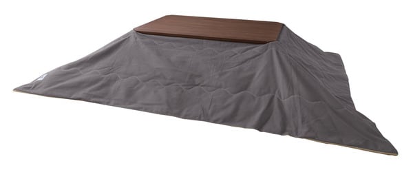 薄掛コタツ布団 長方形 こたつ こたつテーブル こたつセット コタツ 完成品 組立不要 撥水 グレー