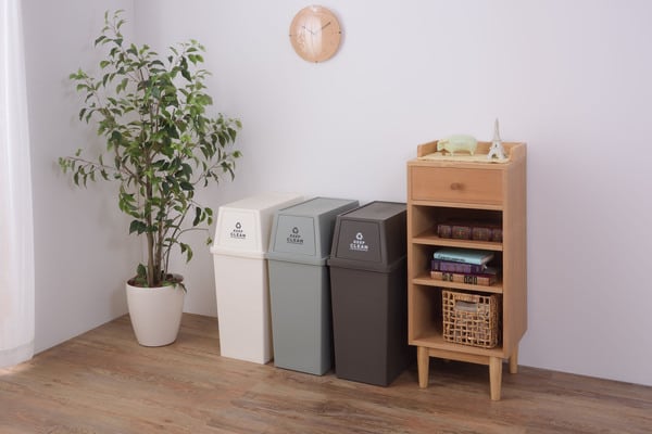 ダストボックス スタッキングペール45L スリム 幅28×奥行45×高さ67cm 日用品 キング