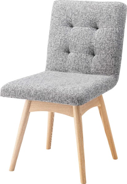 回転式ダイニングチェア 幅45×奥行56×高さ84cm ダイニング家具 北欧 ブラウン グレー 椅子 天然木