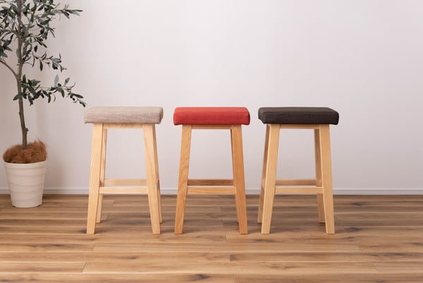 ダイニングチェア バンビ ハイスツール 幅36×奥行26×高さ60cm ダイニング家具 完成品