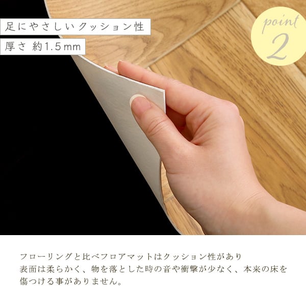 ラグ クッションフロア 6畳サイズ 置くだけ ジョイントタイプ 6畳 フロアマット ウッドカーペット