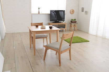 モタ ダイニングチェア 幅48×奥行55×高さ70cm ダイニング家具 完成品 グリーン 天然木