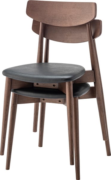 ダイニングチェア 幅42×奥行46.5×高さ78cm ダイニング家具 完成品 組立不要 ブラウン