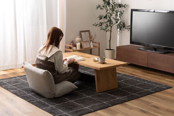 リビングテーブル 幅120×奥行55×高さ38cm ローテーブル センターテーブル 日本製