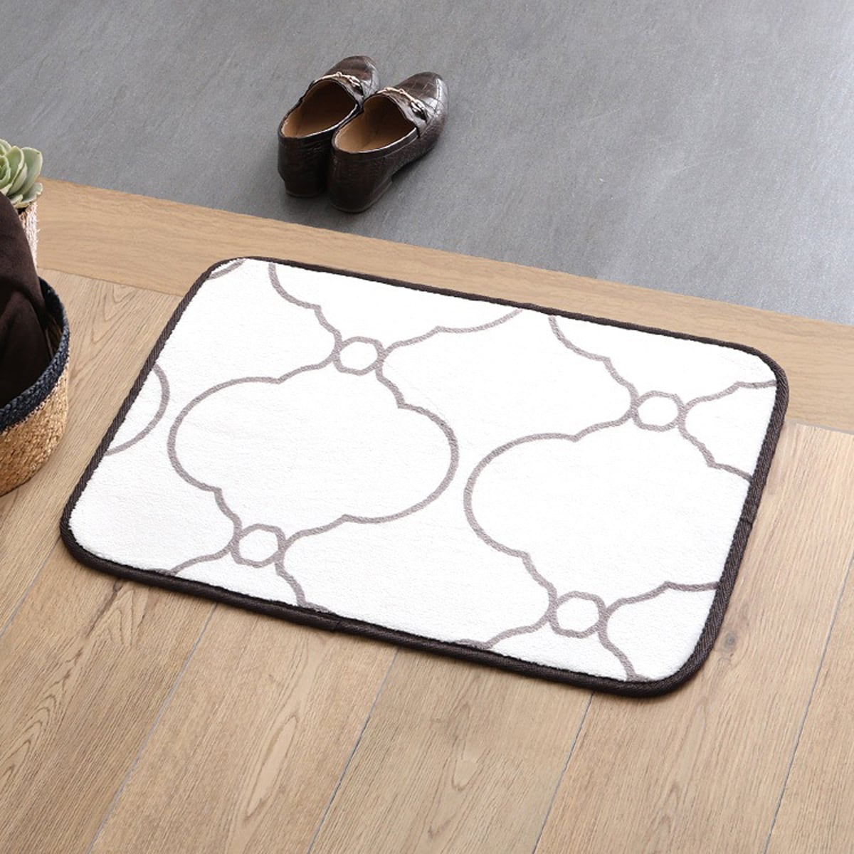 ラグ 洗えるデザイン玄関マット 45×65cm 玄関マット キッチンマット 洗える カーペット 絨毯