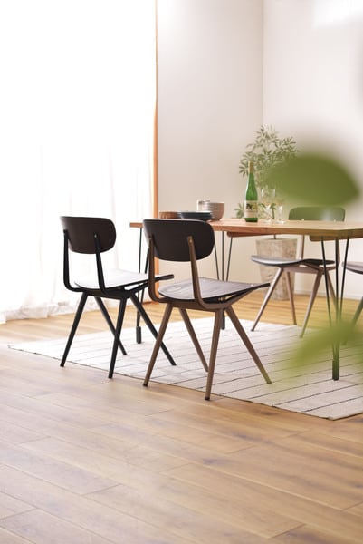 ダイニングチェア チェア 幅46×奥行50×高さ78cm ダイニング家具 完成品 組立不要 ブラック