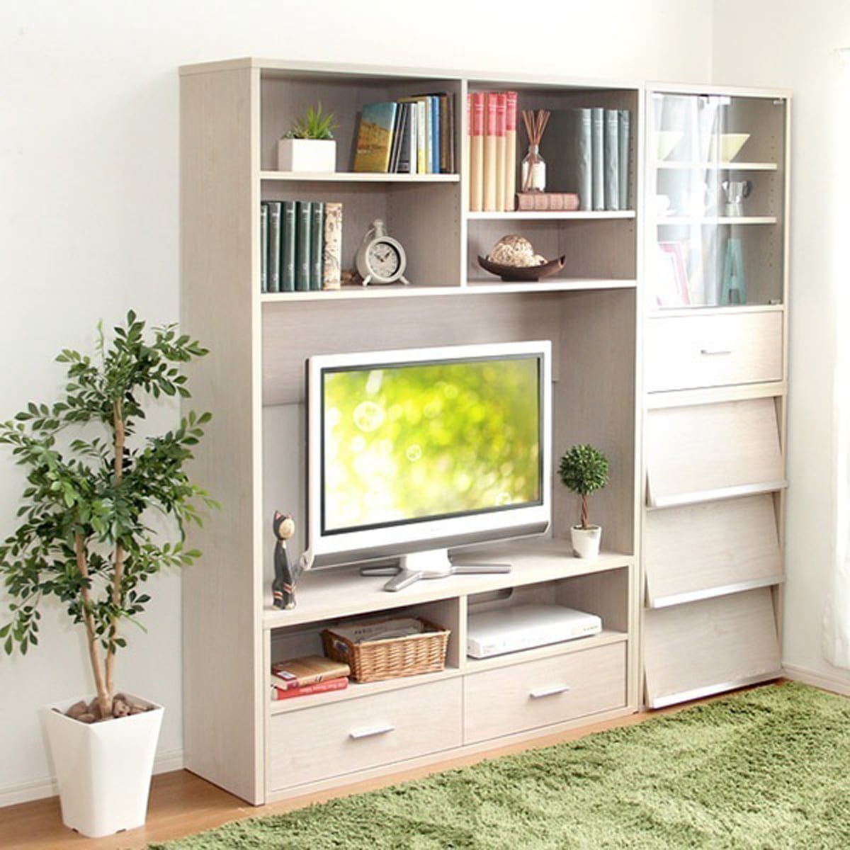 収納家具 ハイラック 182x40x16cm ディスプレイラック 壁面収納 コレクションラック