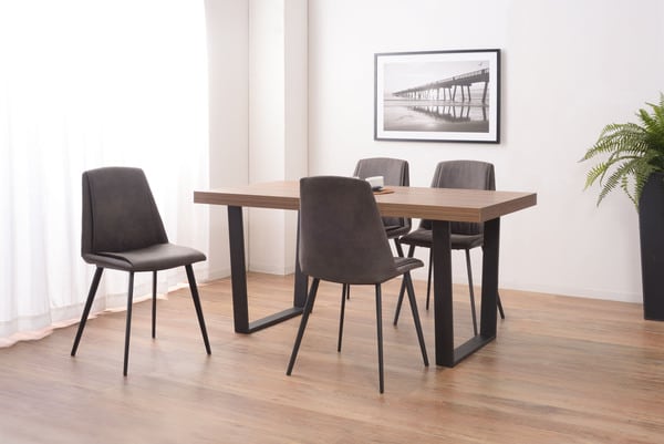 ダイニングチェア ラルジュ チェア 幅47×奥行49×高さ86cm ダイニング家具 ダークグレー