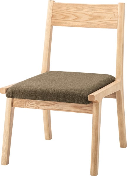 モタ ダイニングチェア 幅48×奥行55×高さ70cm ダイニング家具 完成品 組立不要 グリーン