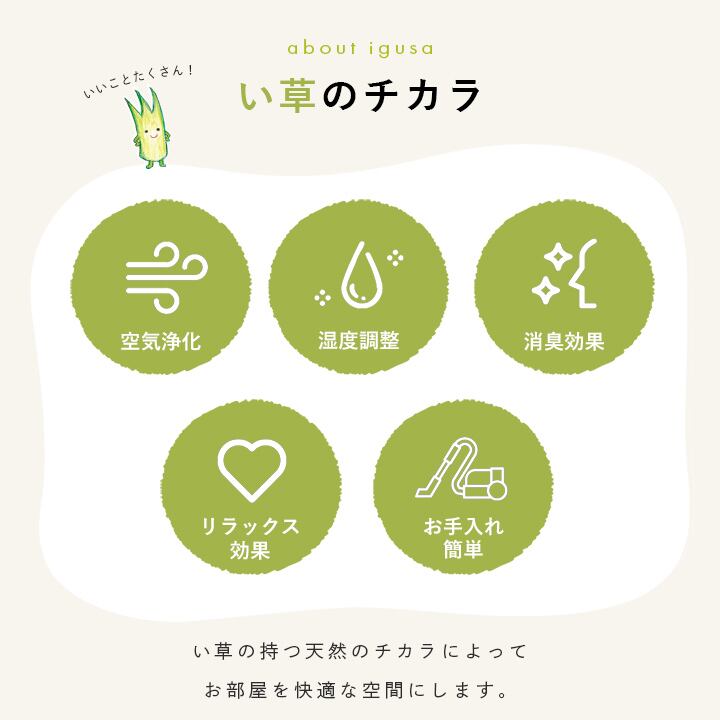 置き畳 ハイハイ畳 半畳 82X82 82×82cm ラグマット カーペット ラグ 絨毯 日本製