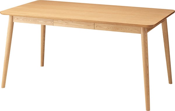 ヘンリー ダイニングテーブル 幅150×奥行80×高さ72cm ダイニング家具 引き出し付き