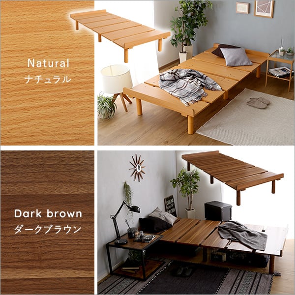 メラミンすのこベッド シングルサイズ 家具 インテリア ベッド すのこ 脚付き シングル 木製ベッド