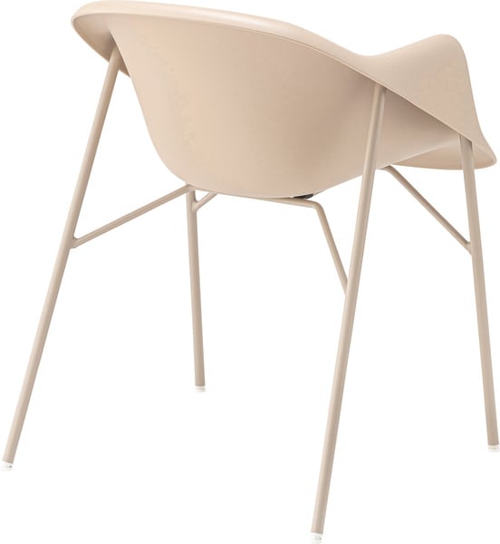 ダイニングチェア アームチェア 幅59×奥行63×高さ74cm ダイニング家具 ベージュ チェア