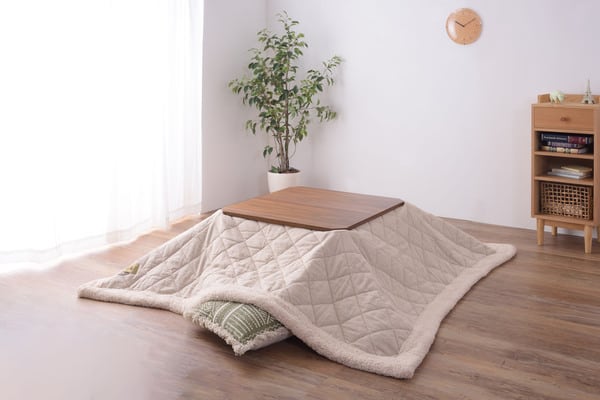 薄掛コタツ布団 正方形 ツイード こたつ こたつテーブル こたつセット コタツ 完成品 組立不要