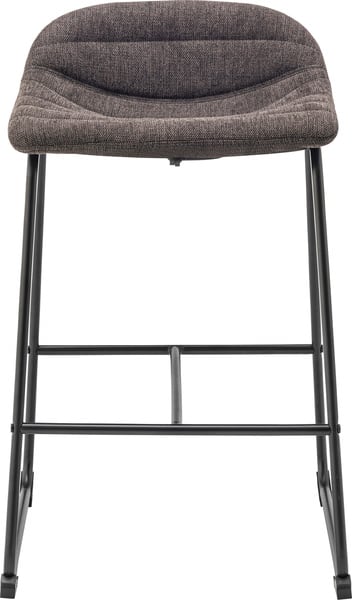 ダイニングチェア カウンターチェア ダイニング家具 幅48.5×奥行50×高さ77.5cm チャコールブラウン スチール