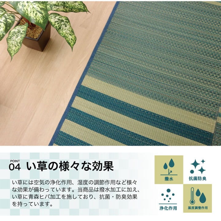 ラグ 撥水ラスタ 大判長方形 BL 190X300 190×300cm ラグマット カーペット 絨毯