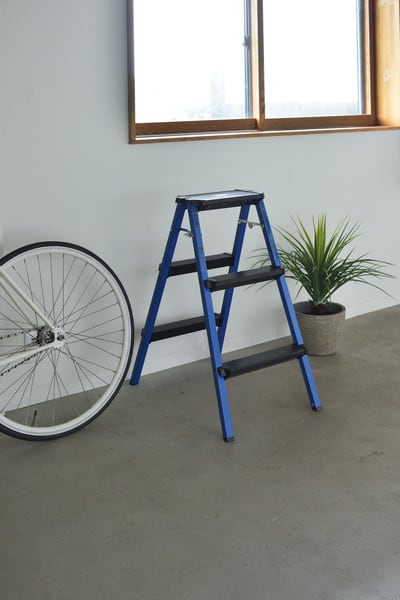 ステップスツール3段 幅44×奥行64×高さ79cm スツール オットマン 腰掛け 3段 折りたたみ