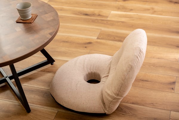 フロアチェア カックンリクライナー 幅48×奥行56×高さ37cm チェア ダイニングチェア 1P