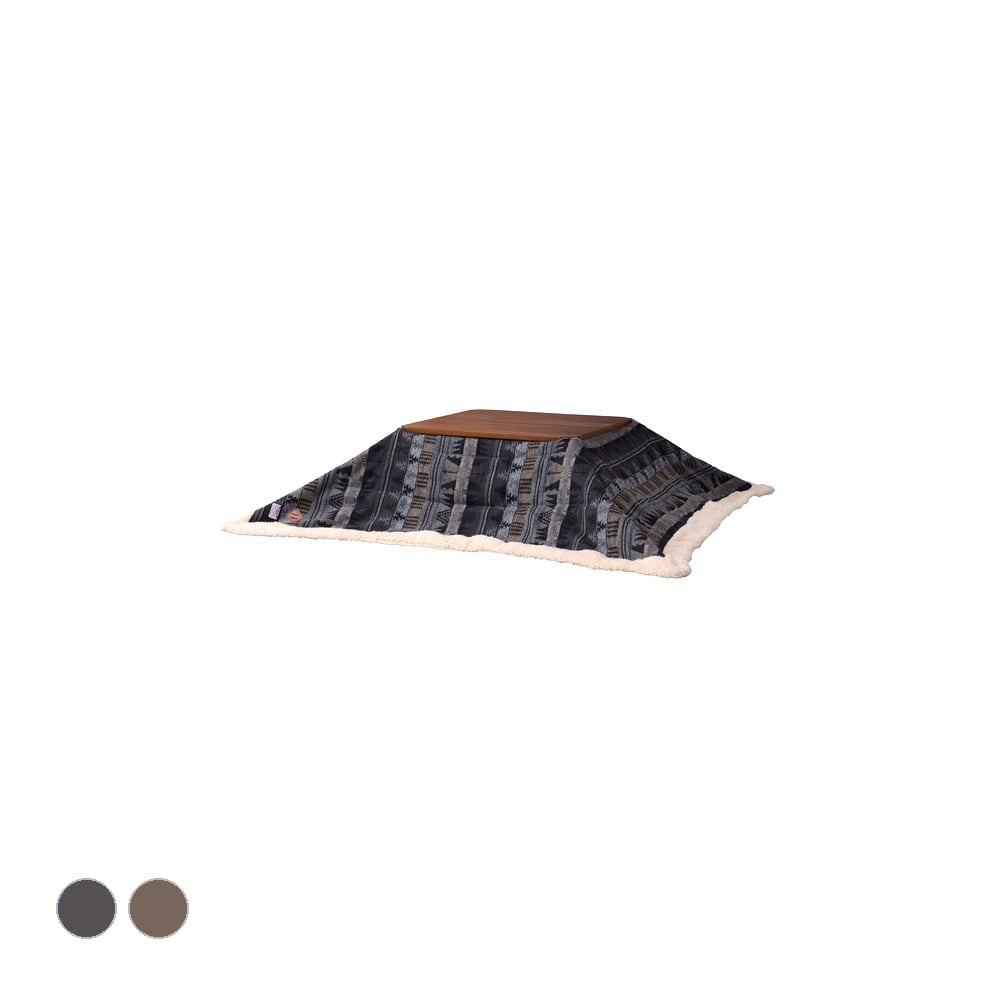 薄掛コタツ布団 正方形 完成品 W190×D190 グレー